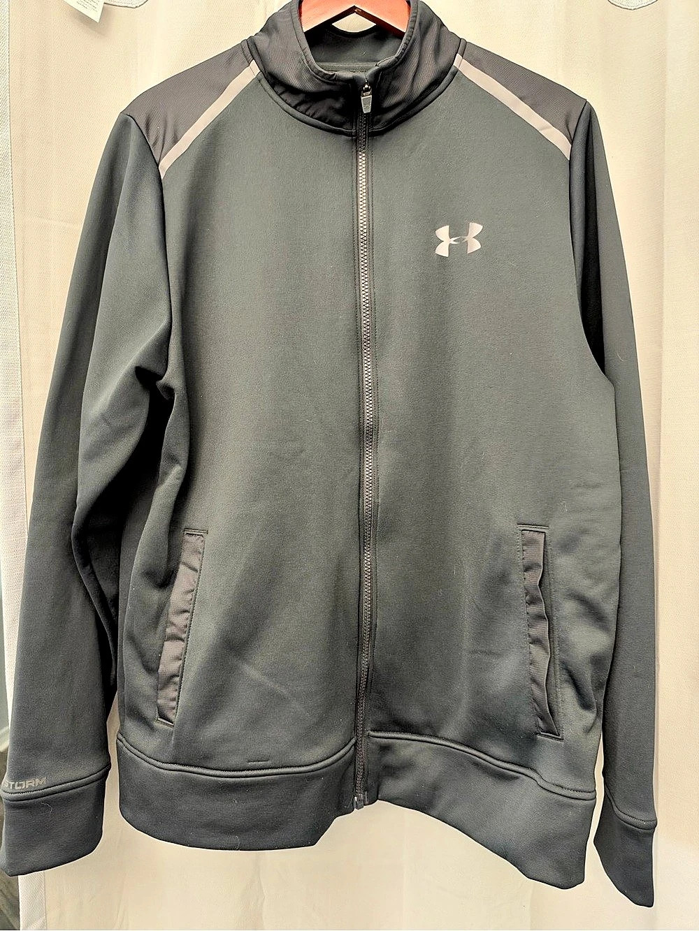 Under Armour Men's UA Armour Fleece Storm Full-Zip Jacket Gray Large